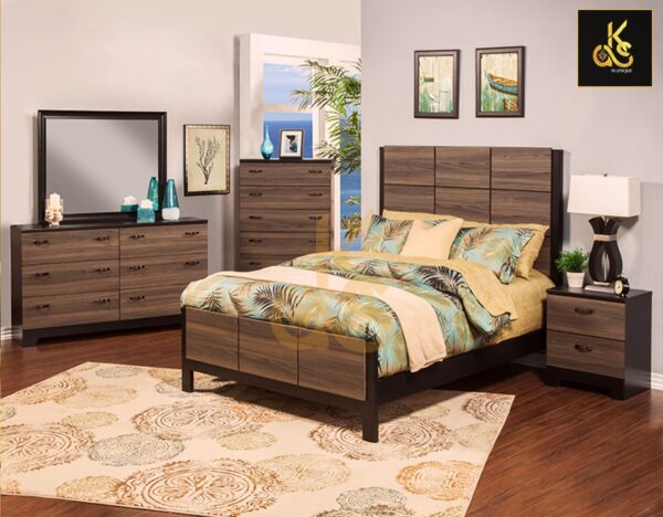 Grey wood 2024 bed set